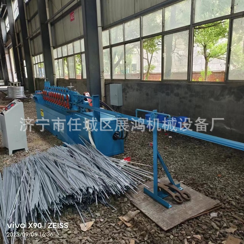 济宁展鸿镀锌钢筋调直机 数控镀锌拉条校直机 变频多轮钢筋调直机