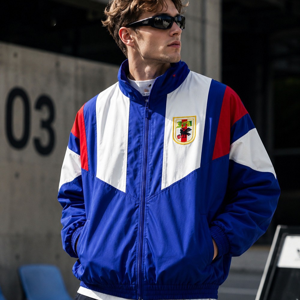 2026 World Cup Japan Team Sports Casual Long-Sleeve Jacket Embroidered Men's Football Coat Double-Layer Windbreaker