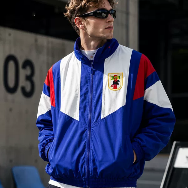 2026 World Cup Japan Team Sports Casual Long-Sleeve Jacket Embroidered Men's Football Coat Double-Layer Windbreaker