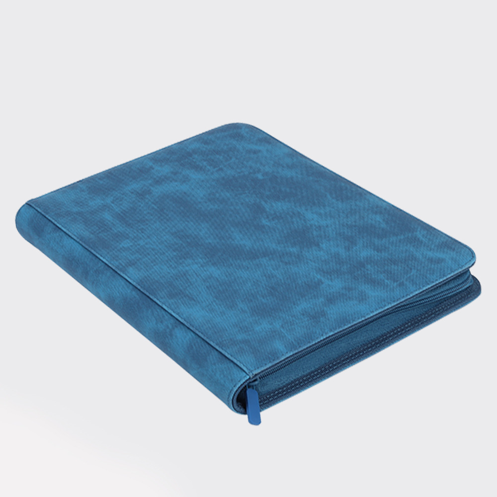 PU denim pattern nine zipper card album card bag Pokémon Yu-Gi-Oh trading card album Alci magic bag same style