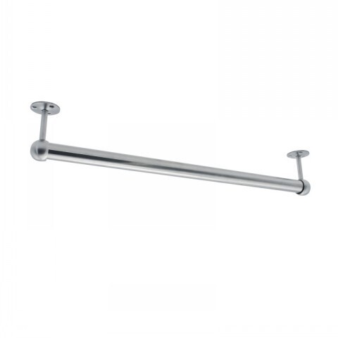 S83V Wardrobe Clothes Rod Suspended Clothes Rod Wardrobe Top Mounted Clothes Rack Rod Balcony Wall Cabinet Towel Storage Rod