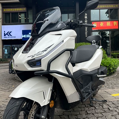 Suitable for Honda NWG150 Motorcycle bumper - black-gv-model-comfortable-backrest-front-bumper