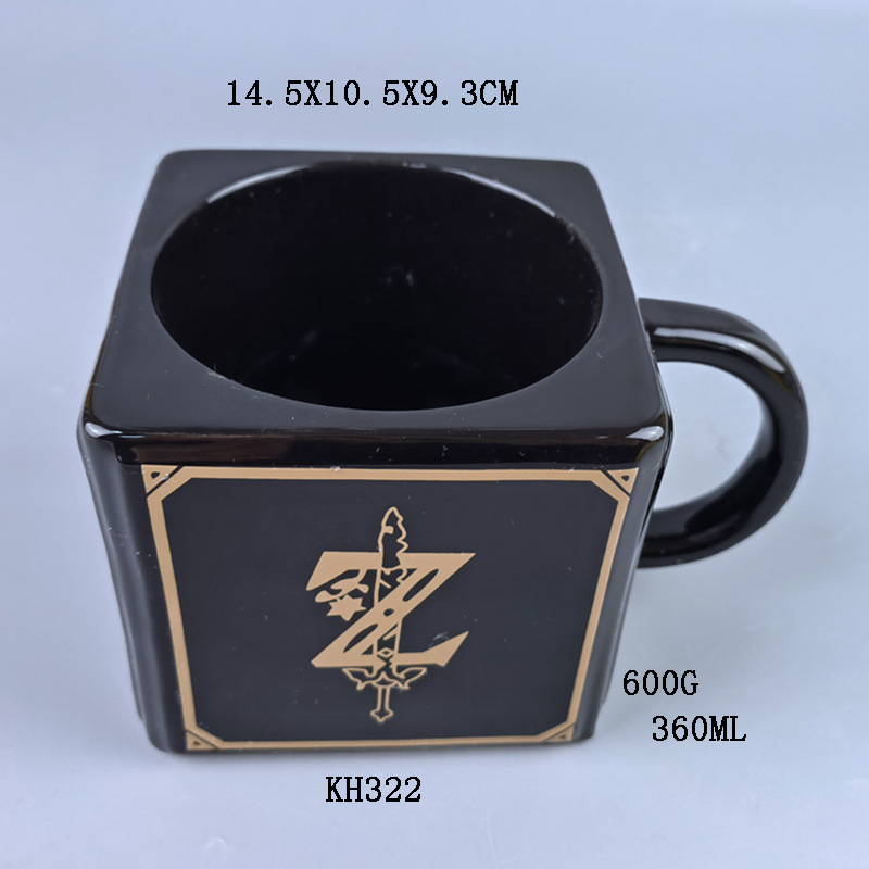 Seleccione estrictamente mi mundo juego perímetro Mario Taza de agua cuadrada Zelda Taza de agua doble TNT Cooler