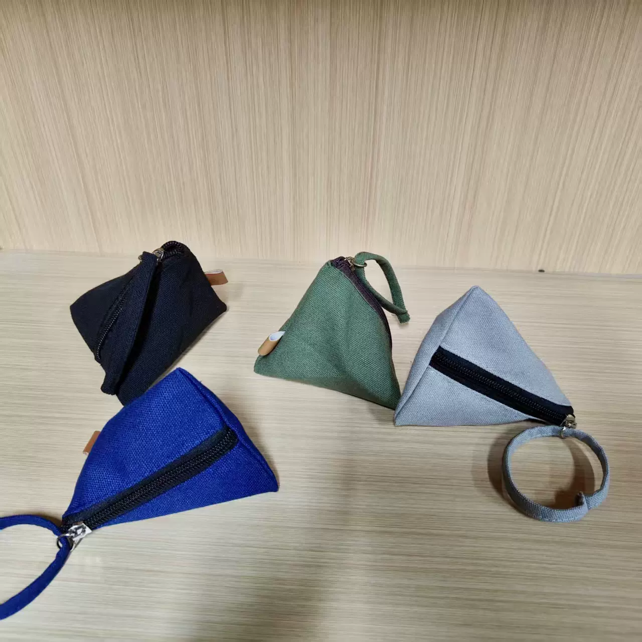 小清新款手拿零钱包纯色粽子帆布包儿童零钱包厂家批发小包