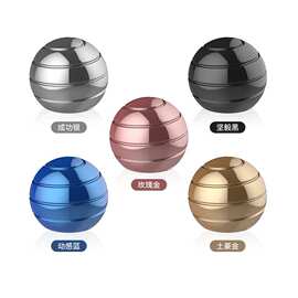 亚马逊跨境全拆卸桌面圆球转运陀螺指尖旋转减压抖音玩具陀螺仪