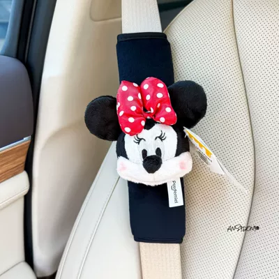 Cover for Women, Sürətlər qutusu və əl tormozu başlıqları - black-velvet-shoulder-pad-authentic-classic-minnie-mouse-head-single