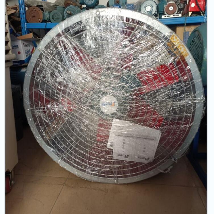 现货佛山九洲SF7G-4/3KW管道轴流式通风机圆筒发电机房风机