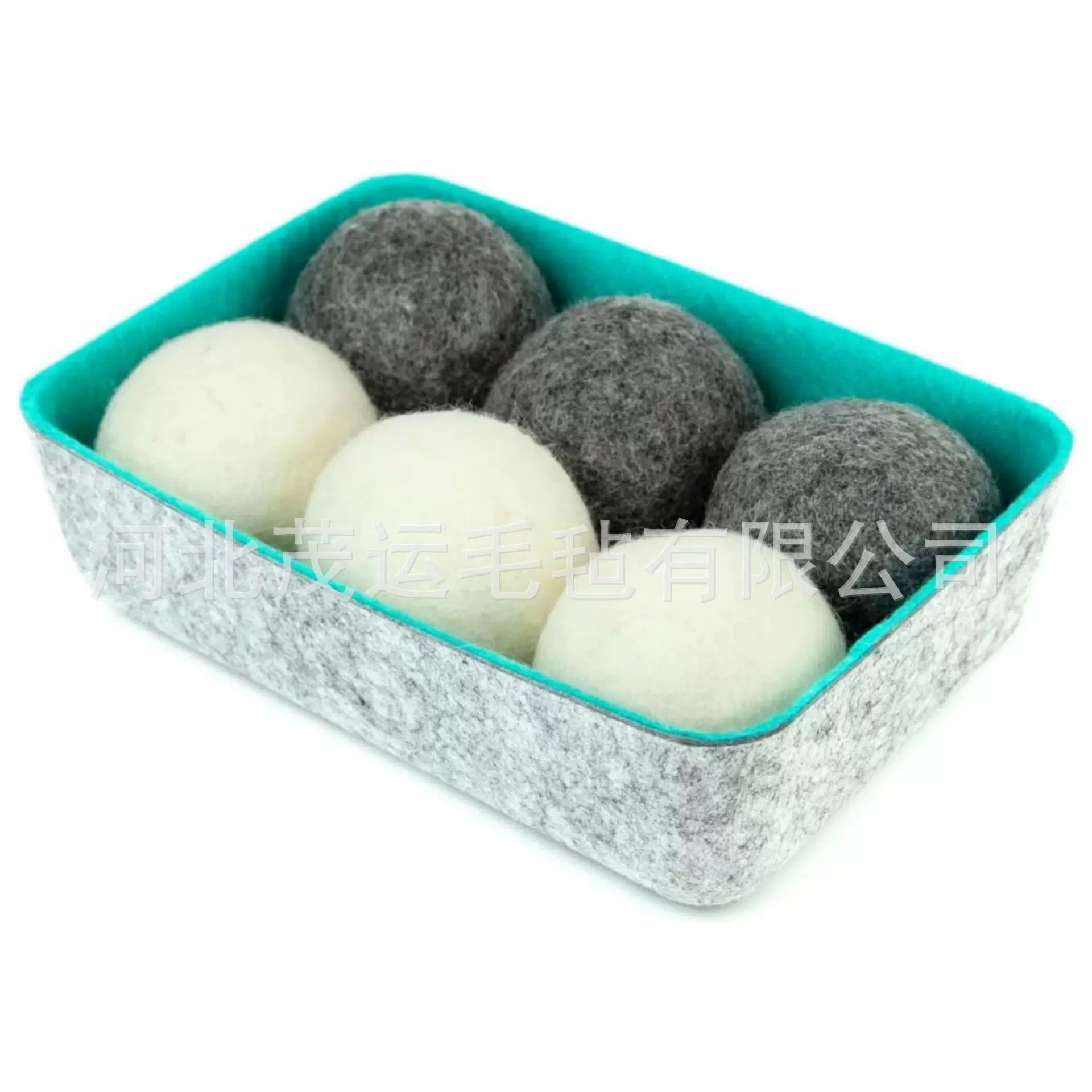 工厂出售特价6-7cm手工防静电防缠绕羊毛球   新西兰羊毛无添加剂