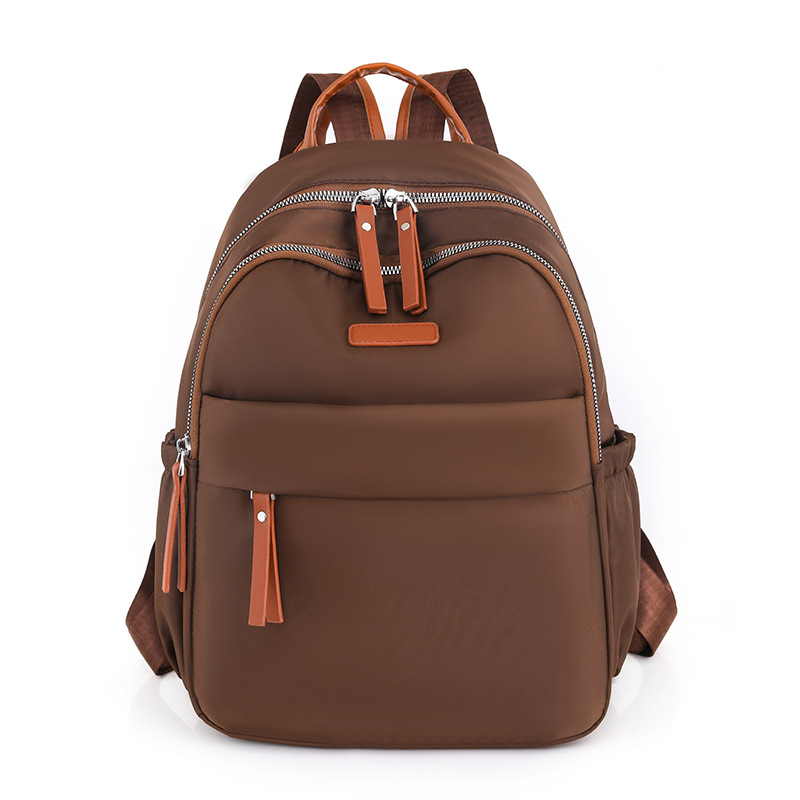 Bolsos para mujer 2023 nuevas damas coreanas mochila de tela Oxford moda contraste color al aire libre mochila de viaje ligero marea