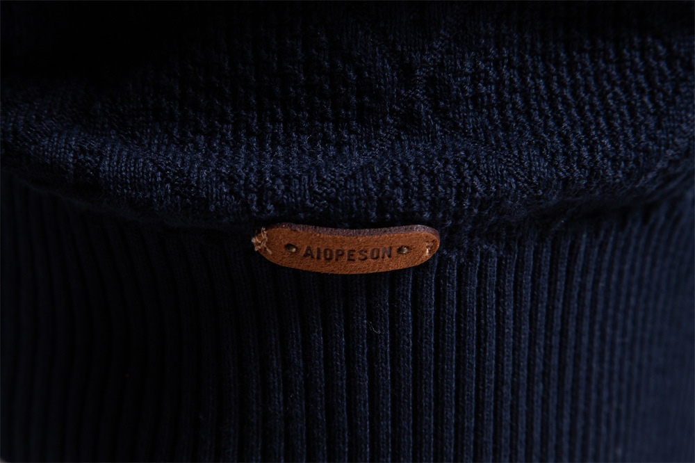 2024 Autumn/Winter New Top Long Sleeve Sweater Slim Fit Polo High Quality Men's European Size Knit_voghion.com