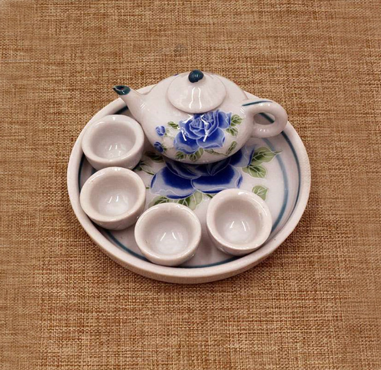 Tongzi tea set-orchid peony