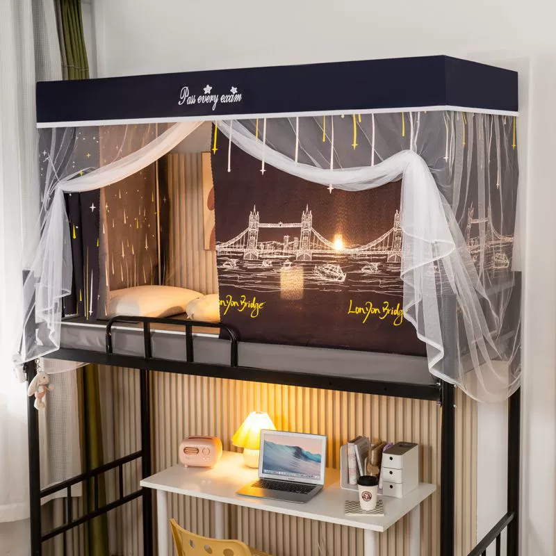 2025 New Stacked Door Style Mosquito Nets for Bunk Bunks