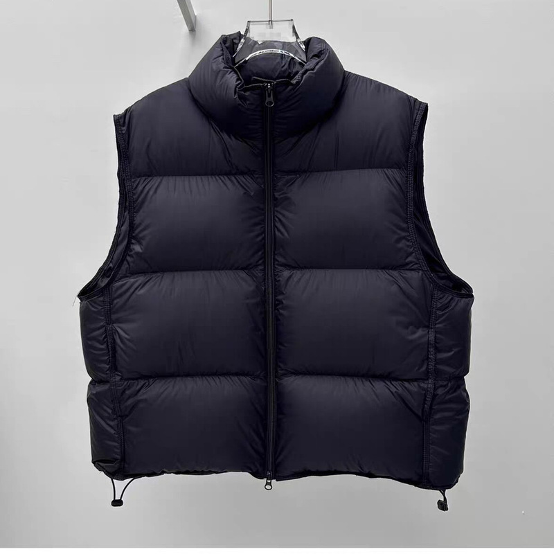 Popular 25 White Duck down New Vest Women's Short down Jacket for Petite Figures with Stand Collar Korean Style Light Warm Autumn and Winter Vest