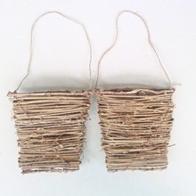 金丝藤挂篮门吊篮墙壁花篮感恩节墙壁花篮挂饰插花小花篮装饰门篮