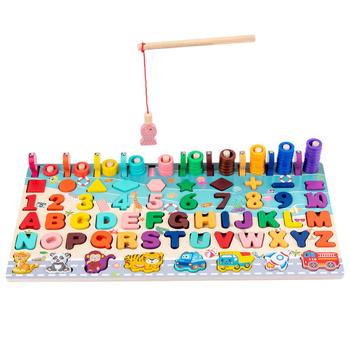 Young children's digital building blocks, early education puzzles, intelligence development, 1-2 years and a half 3 baby brain toys for boys and girls