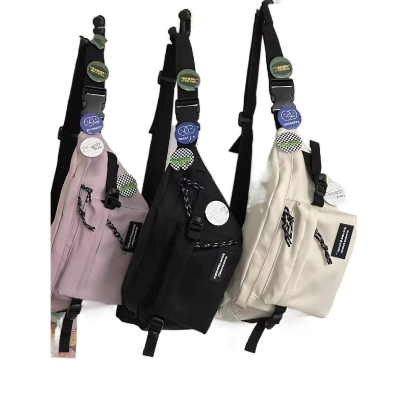 Sports shoulder bag, universal Japanese chest bag for cycling for men and women, brand belt bag for leisure