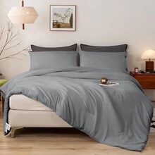 H 59982 Solid Color Cotton Bedding Set ��Ʒ ����ѷŷ���羳