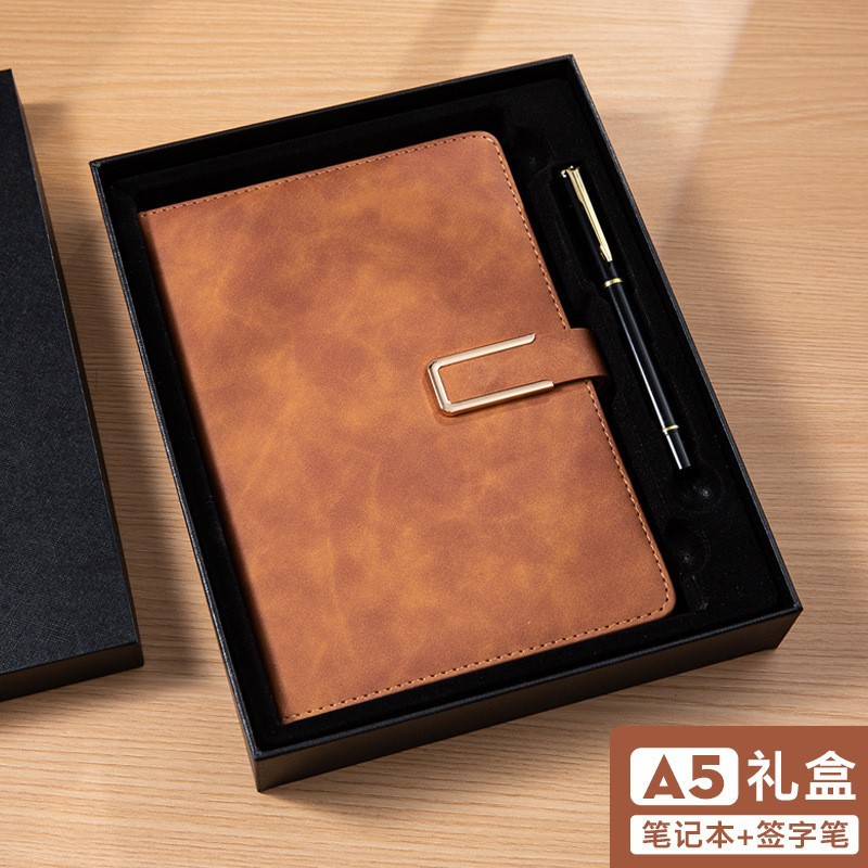 A5 브라운 U 버클(검은색 하늘과 땅 덮개 선물 상자 선물 가방)