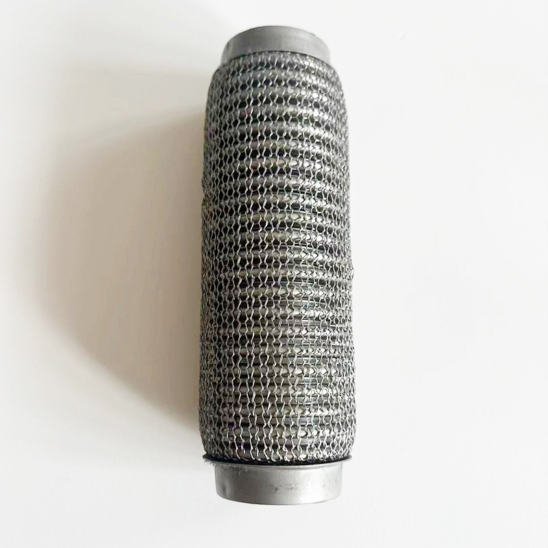 Automobile bellows soft connection automobile three-way catalytic converter exhaust hose shock absorption stainless steel muffler soft net