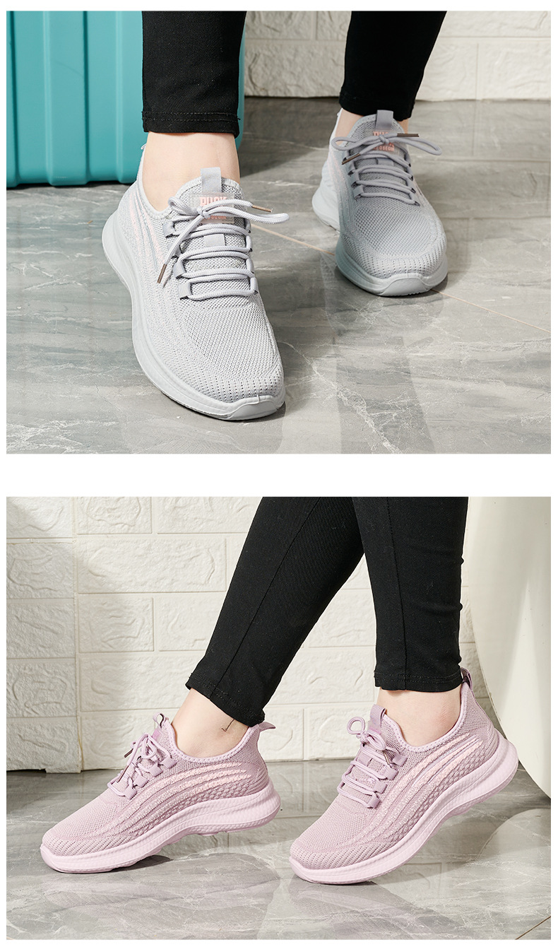 Unisex Casual Sports Solid Color Round Toe Sports Shoes display picture 2