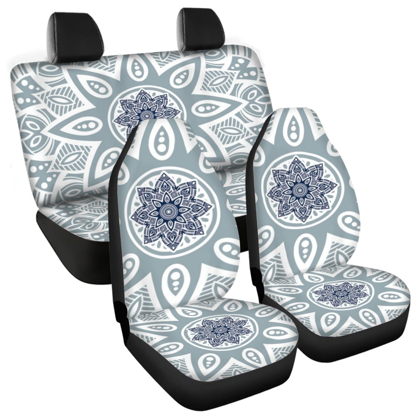 New AliExpress Planet Galaxy Elements Auto Accessories One Piece Customized Car Front and Front Seat Covers 5-Piece Set 3