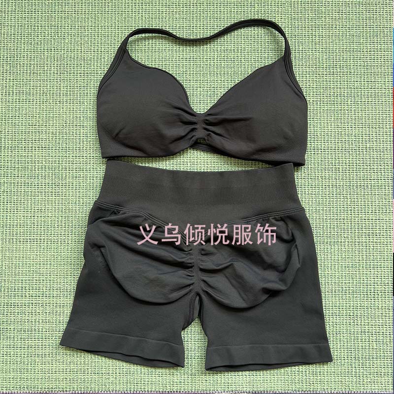 DFYNE AliExpress TK Venta caliente Sujetador pequeño Pantalones cortos Traje de pantalones Yoga Fitness Deportes Casual Traje transpirable