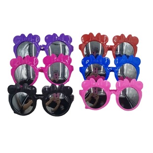 Korean Style Children's Glasses Frame Candy Color Decoration Cute Mickey Minnie Frame Children's Sunglasses Frame Glasses