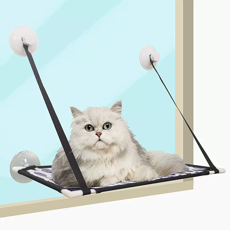 宠物用品猫吊床悬挂猫窝窗户吸盘猫床猫垫猫爬架猫咪玩具拆洗透气