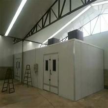 供应轨道式自动伸缩房 汽车家具喷漆房 汽车喷烤漆房