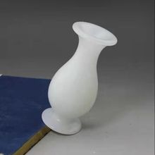 天然和田白玉花瓶桌面摆件插花玉净瓶家居客厅小花瓶客厅摆礼