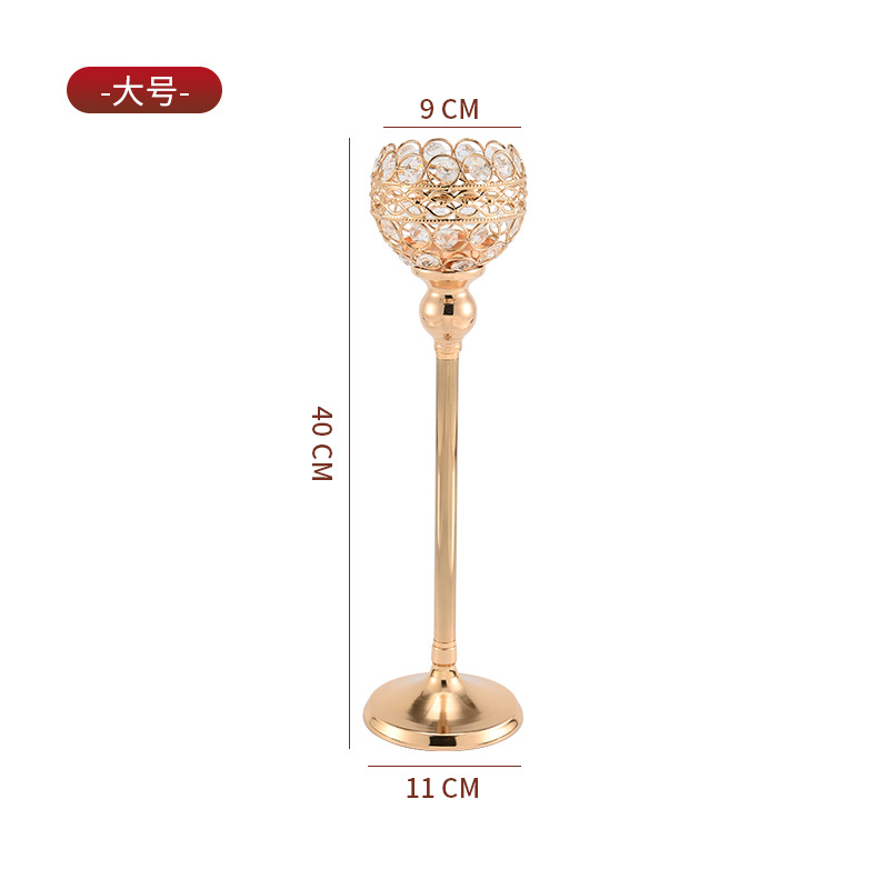 [스타일 3] 골드 H40cm 캔들홀더