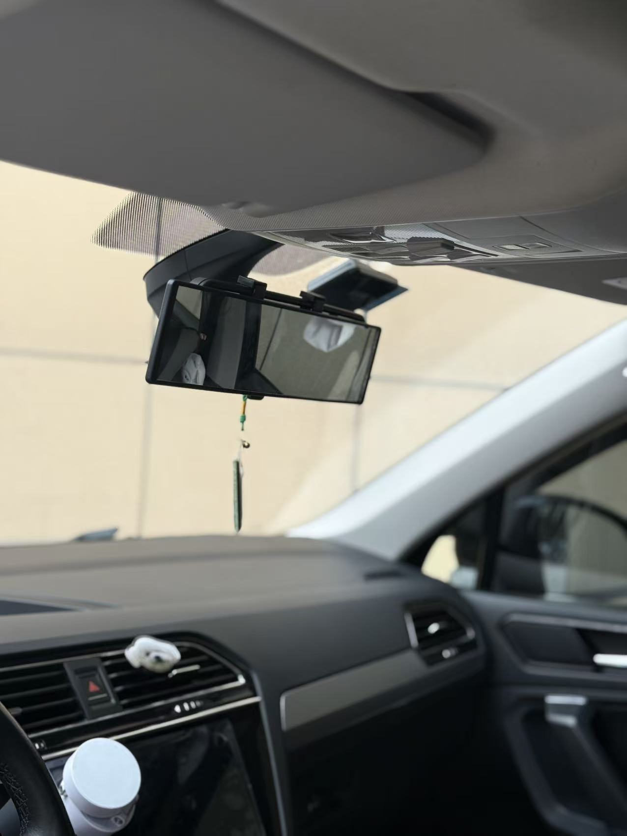 Install Rearview Mirror, Extra Large Wide-Angle Adhesive Type, Baby Observation Reversing Large Field of View Auxiliary Mirror, Car Mirror
