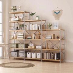 日本式物置棚床置き多層組み合わせ収納棚リビングバルコニーシンプル家庭用キッチン電子レンジ収納棚