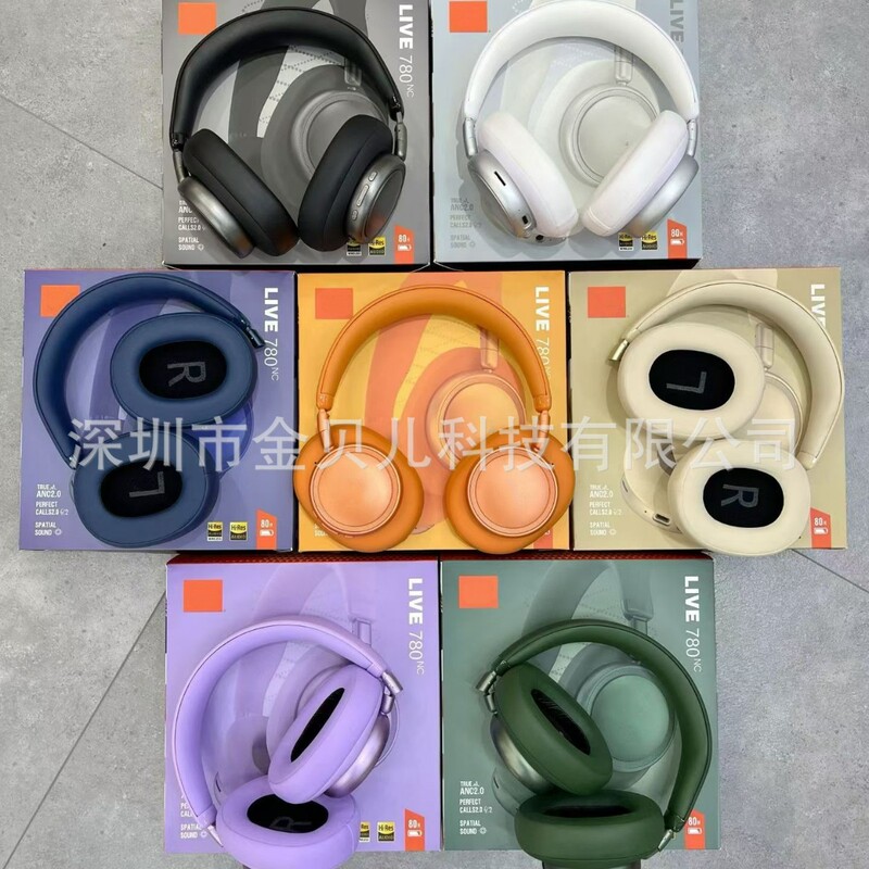 LIVE 780nc over-ear headphones are suitable for JBL wireless Bluetooth headsets, offering good sound quality for sports and are a popular cross-border product LIVE 780nc over-ear headphones are suitable for JBL wireless Bluetooth headsets, offering good sound quality for sports and are a popular cross-border product