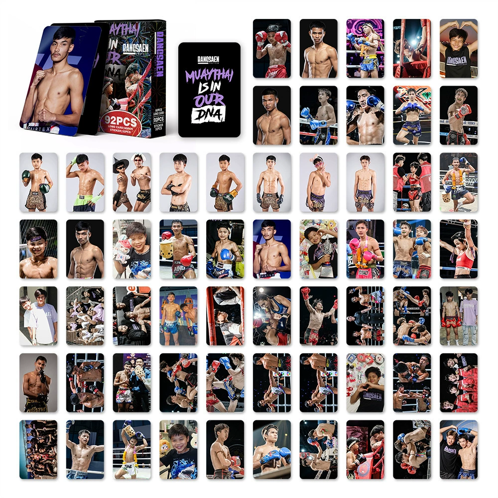 Эксклюзивная поставка за пределами страны 92 Bangsaen Fight Club тайский бокс KPOP периферия LOMO фото карточки