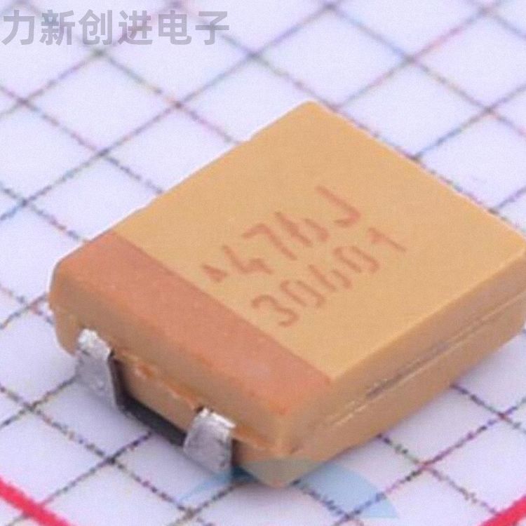 TAJT476K006RNJ描述47uF(476) ±10% 6.3V 钽电容