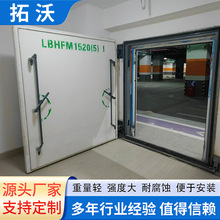 人民防空工程新型防护设备轻质人防门SMC I型活门槛防护密闭门