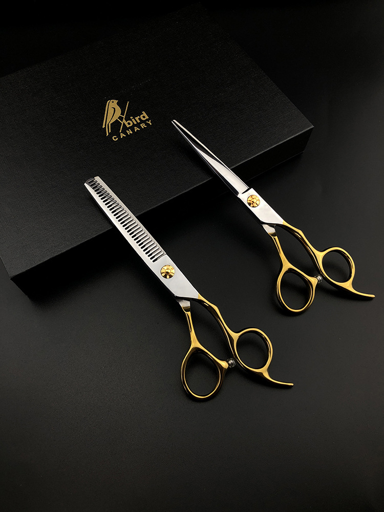 Kit de ciseaux de coiffure professionnels pour coupe cheveux_voghion.com