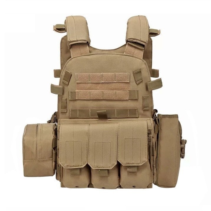 Red Sea Operation 6094 Tactical Vest Combat Vest Multifunctional Outdoor Cs Field Equipment Insertable Camouflage