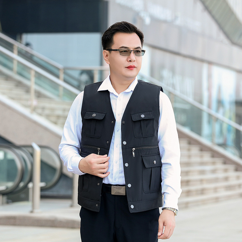 厂家批发摆地摊走江湖赶集皮毛一体中老年冬季保暖坎肩羊皮毛马甲