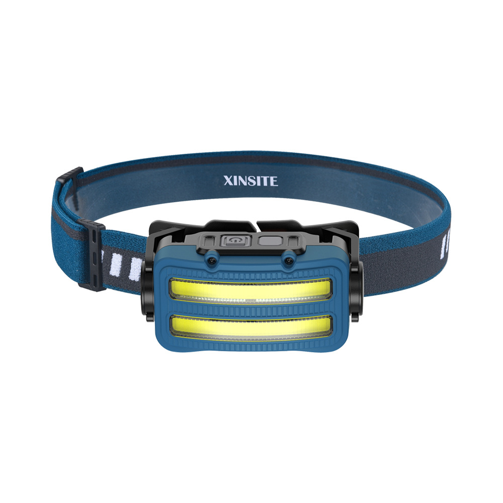 Faro transfronterizo Luz de pesca nocturna luz de conducción al aire libre USB recargable luz impermeable larga resistencia reflector