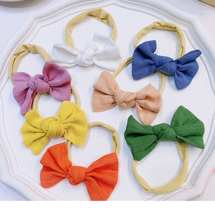 Cute Bow Knot Cloth Hair Band display picture 4