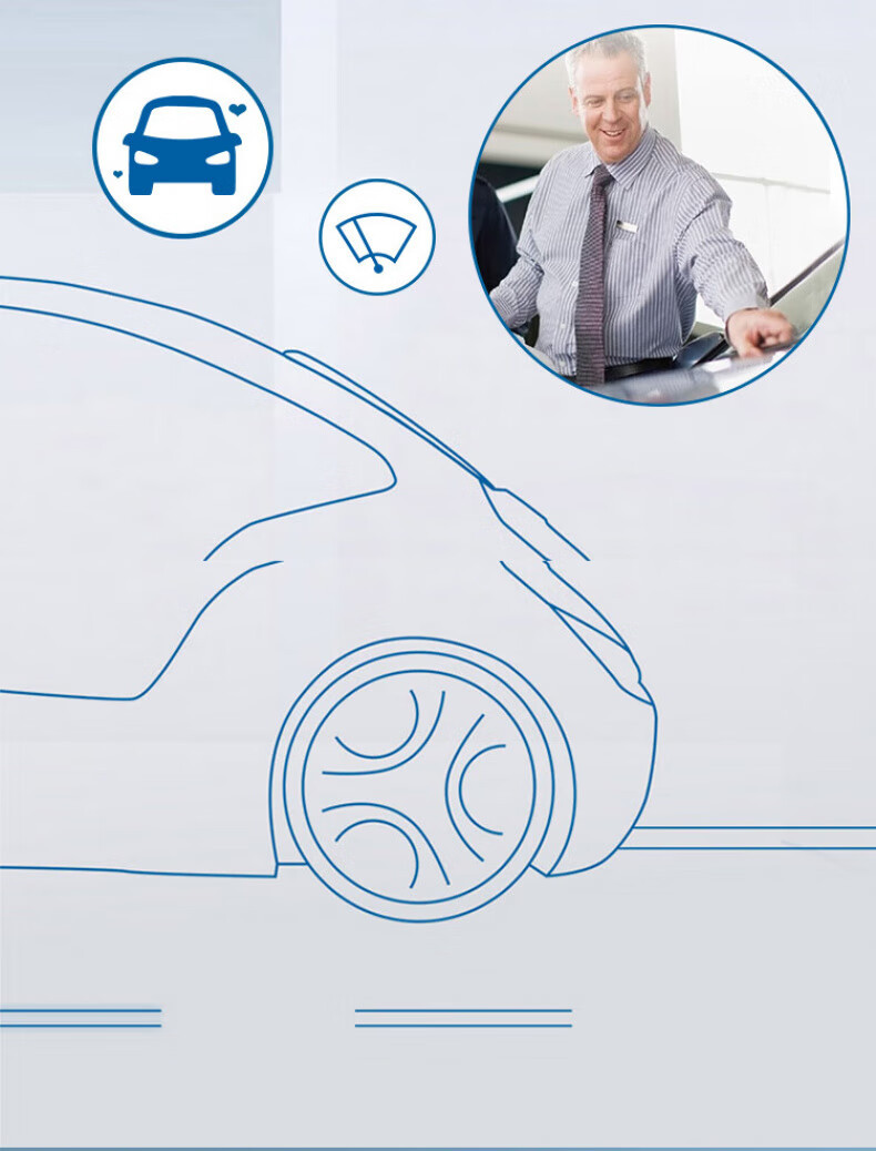 Suitable for Geely Haoyue Wiper Blades, Compatible with 2020 and 2022 Models, Suitable for Rubber Strips, Boneless, Silent, Front and Rear Wipers