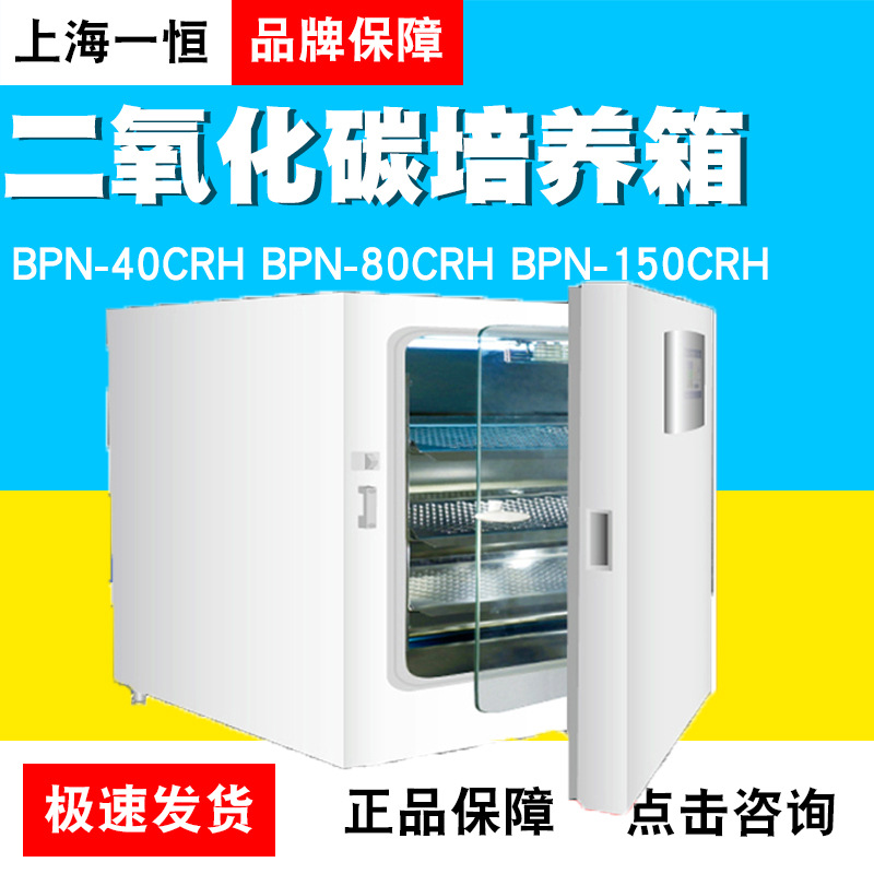 上海一恒二氧化碳培养箱BPN-40CRH 微生物CO2细胞培养箱