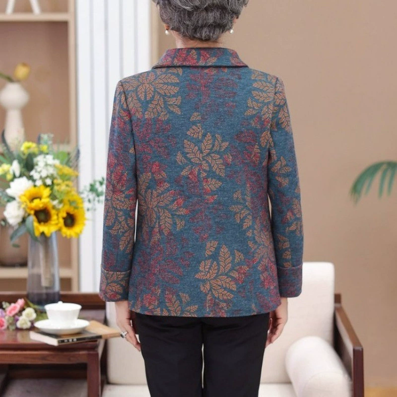Осенняя куртка для мамы, кардиган, 60 лет