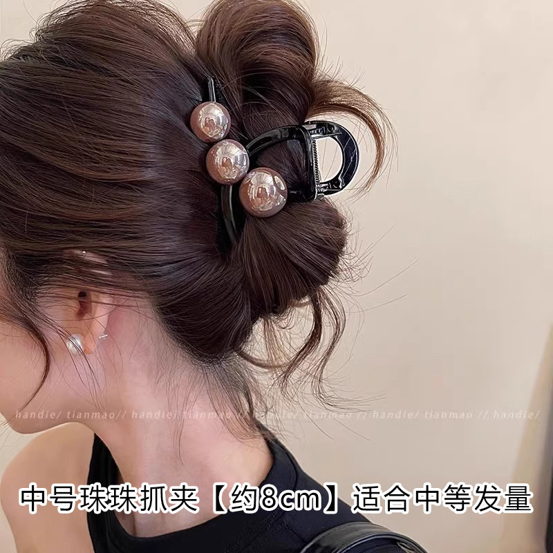 Diseño coreano de tiburón pinza de cabello agarrar tocado grande tarjeta de cabello de aire perezoso de alta calidad pinza de cabello agarrar mujeres