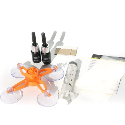 [Source Manufacturer] Amazon Cross-border Hot Selling Glass Repair Solution Glass Repair Kit Glass Repair Agent (Auto glass repair liquid) - upgraded-stellar-set-yellow-bracket