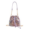 Metal nail sequins, chain, small bag, one-shoulder bag