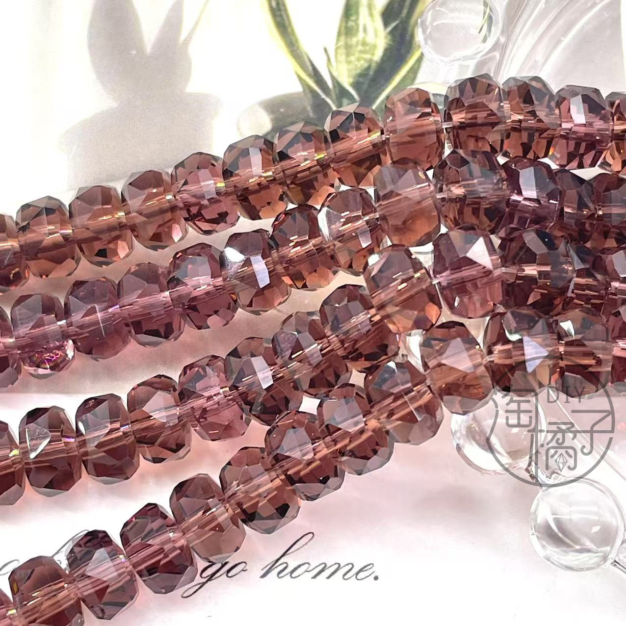 8mm Rainbow Wheel Jingjing Diy Jewelry Este embrión Vidrio Cristal Jewelry Pulsera Collar Moda Jewelry Accesorios dispersos