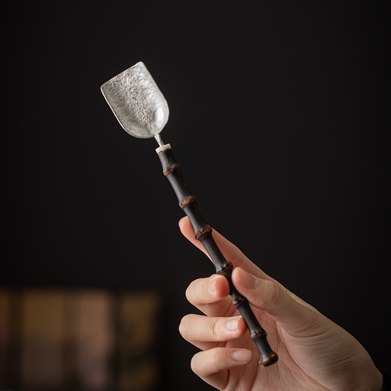 Zizhu Tea Ceremony Spare Parts Tea Spoon Tea Shovel Household Tea Ware Tin Tea Set Kung Fu Tea Set Single Teaspoon Zizhu Tea Ceremony Spare Parts Tea Spoon Tea Shovel Household Tea Ware Tin Tea Set Kung Fu Tea Set Single Teaspoon